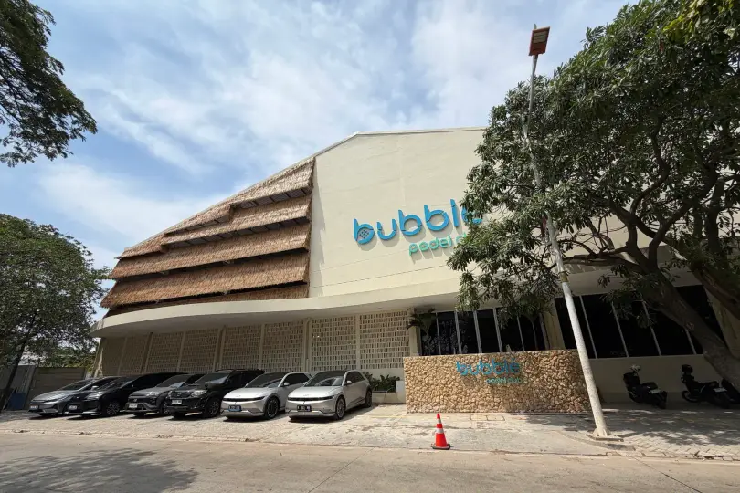 The Bubble building and car park